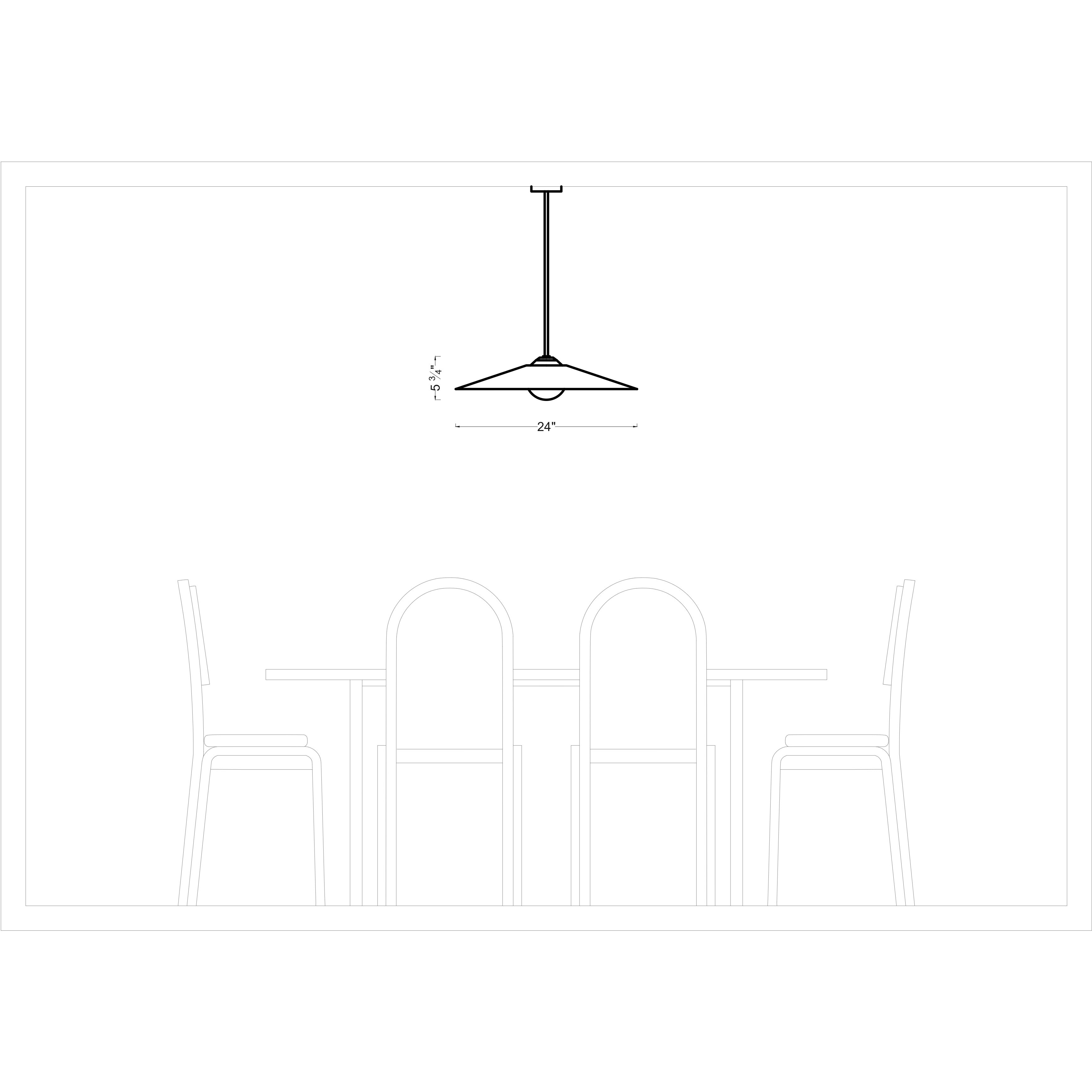 Drew & Jonathan Astra 1 Light 24 inch Brushed Nickel Pendant Ceiling Light, Medium