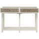 Sawyer 48 X 12 inch Shoji White with Natural Console Table