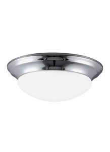 Nash 3 Light 16.75 inch Chrome Flush Mount Ceiling Light
