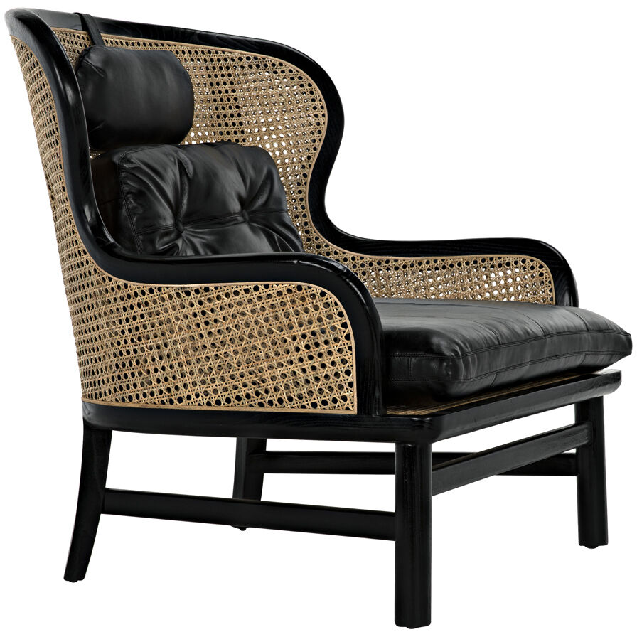 Marabu Charcoal Black Occasional Chair