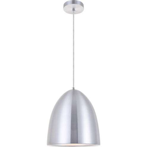 Circa 1 Light 11.5 inch Burnished Nickel Pendant Ceiling Light