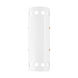 Jean 2 Light 3.5 inch Aged Brass/Ceramic Gloss White ADA Wall Sconce Wall Light