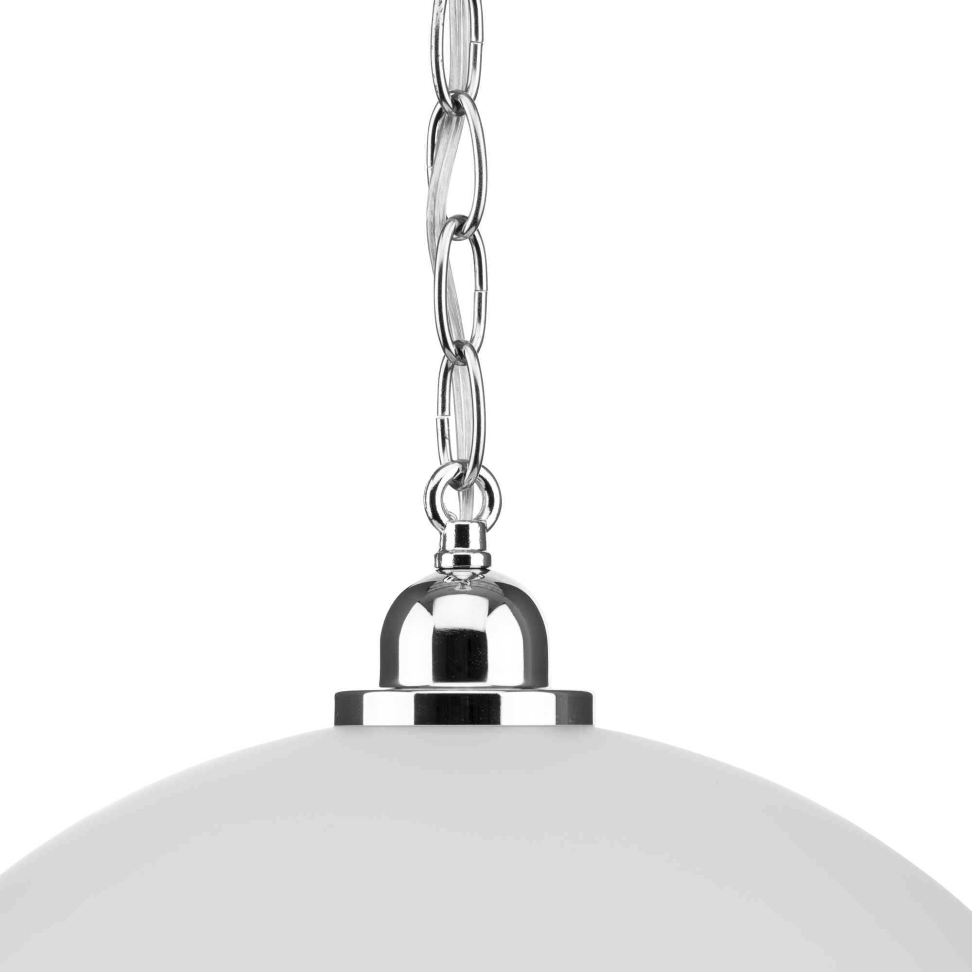 Classic Dome 1 Light 15 inch Polished Chrome Pendant Ceiling Light