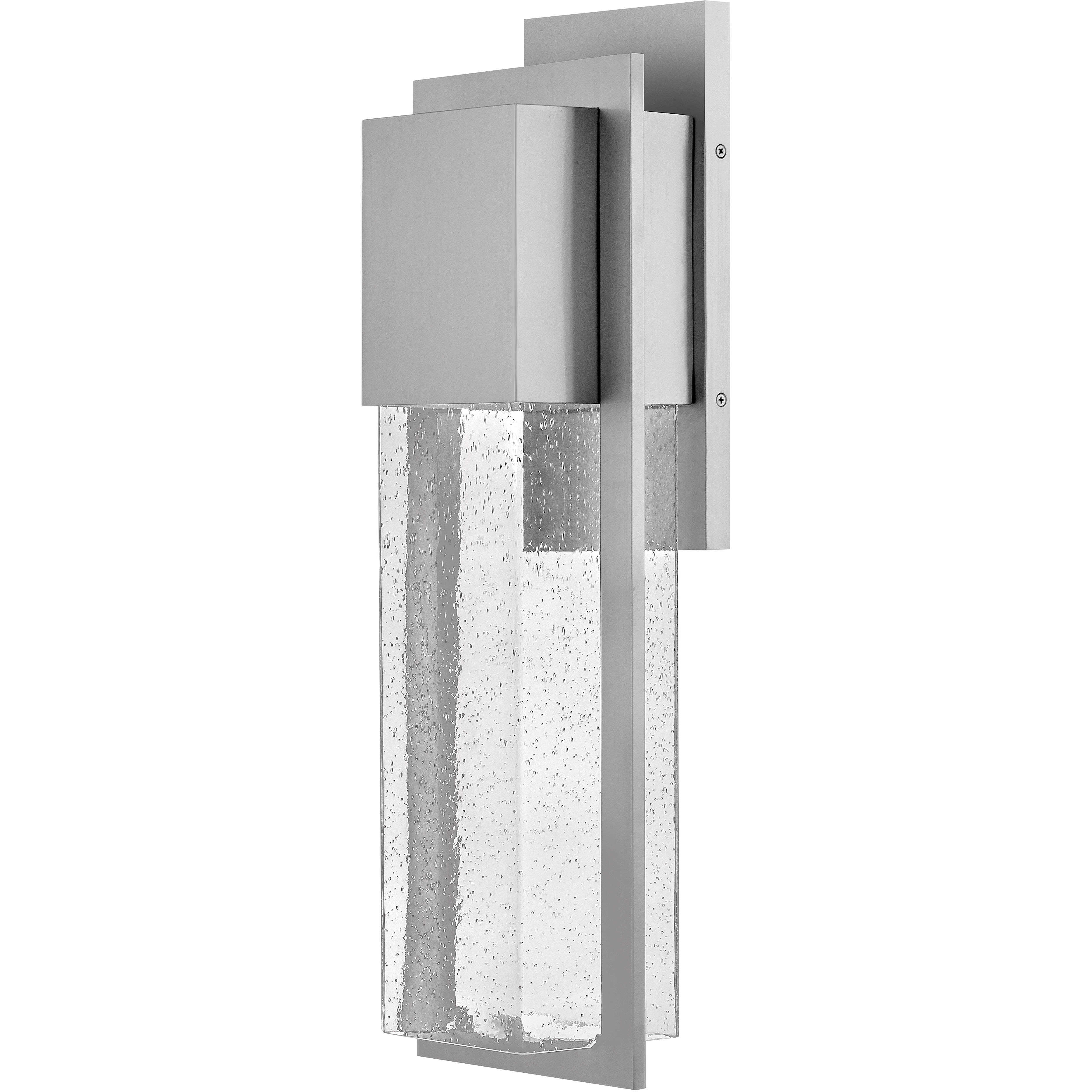 Coastal Elements Alex 1 Light 25.5 inch Antique Brushed Aluminum Outdoor Wall Mount