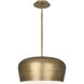 Rico Espinet Bumper 1 Light 18.38 inch Warm Brass Pendant Ceiling Light