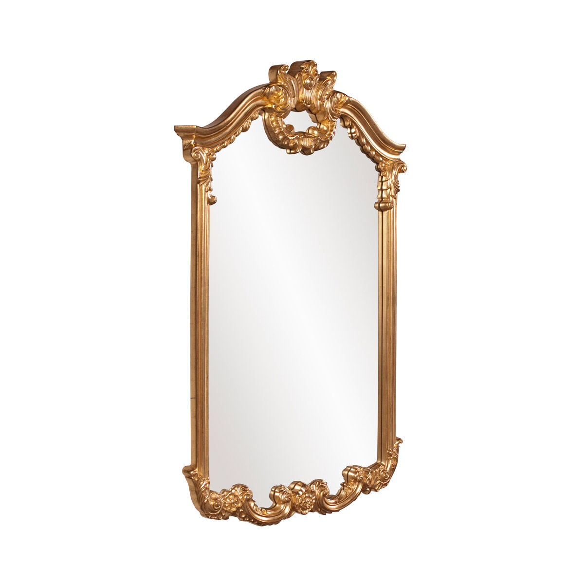 Roman 51 X 32 inch Gold Leaf Wall Mirror