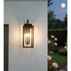 Hillside 3 Light 25.5 inch Textured Black Exterior Wall Sconce