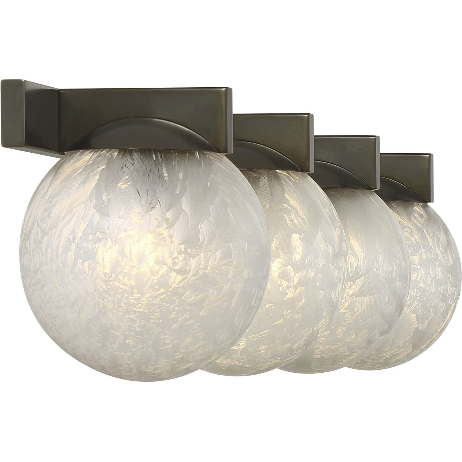 Darien 4 Light 33 inch Mediterranean Bronze Bathroom Vanity Light Wall Light