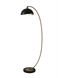 Luna Bella 60 inch 100 watt Weathered Brass and Black Arc Floor Lamp Portable Light