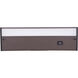 Sleek 120 LED 12 inch Bronze Under Cabinet Light Bar