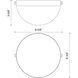 Globo LED 8.85 inch Matte Black Bath Vanity Wall Light