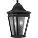 Cotswold Lane 2 Light 16 inch Black Outdoor Wall Lantern