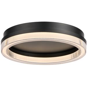 Ari LED 15.8 inch Black Flush Mount Ceiling Light
