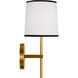 kate spade new york Ellison 1 Light 6.5 inch Burnished Brass Bath Vanity Wall Sconce Wall Light