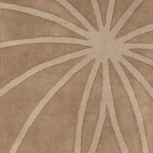 Mystique 132 X 96 inch Dark Brown Handmade Rug, Rectangle
