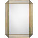 Serai 44 X 32 inch Antique Brass Mirror