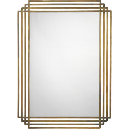 Serai 44 X 32 inch Antique Brass Mirror