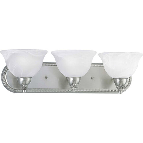 Hagley 3 Light 24.75 inch Brushed Nickel Bath Vanity Wall Light
