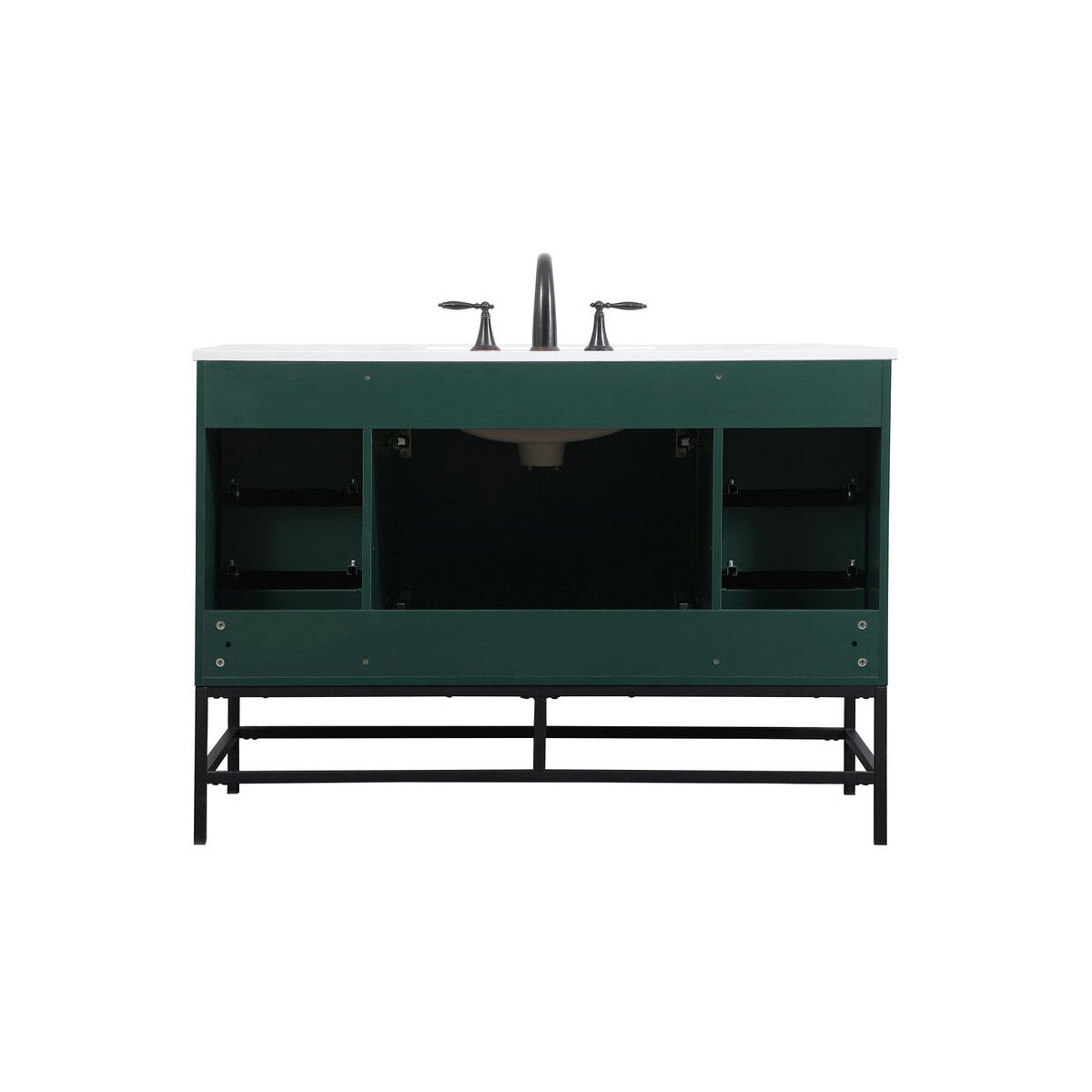 Eugene 48 X 22 X 33.5 inch Green Vanity Sink Set in Not Included