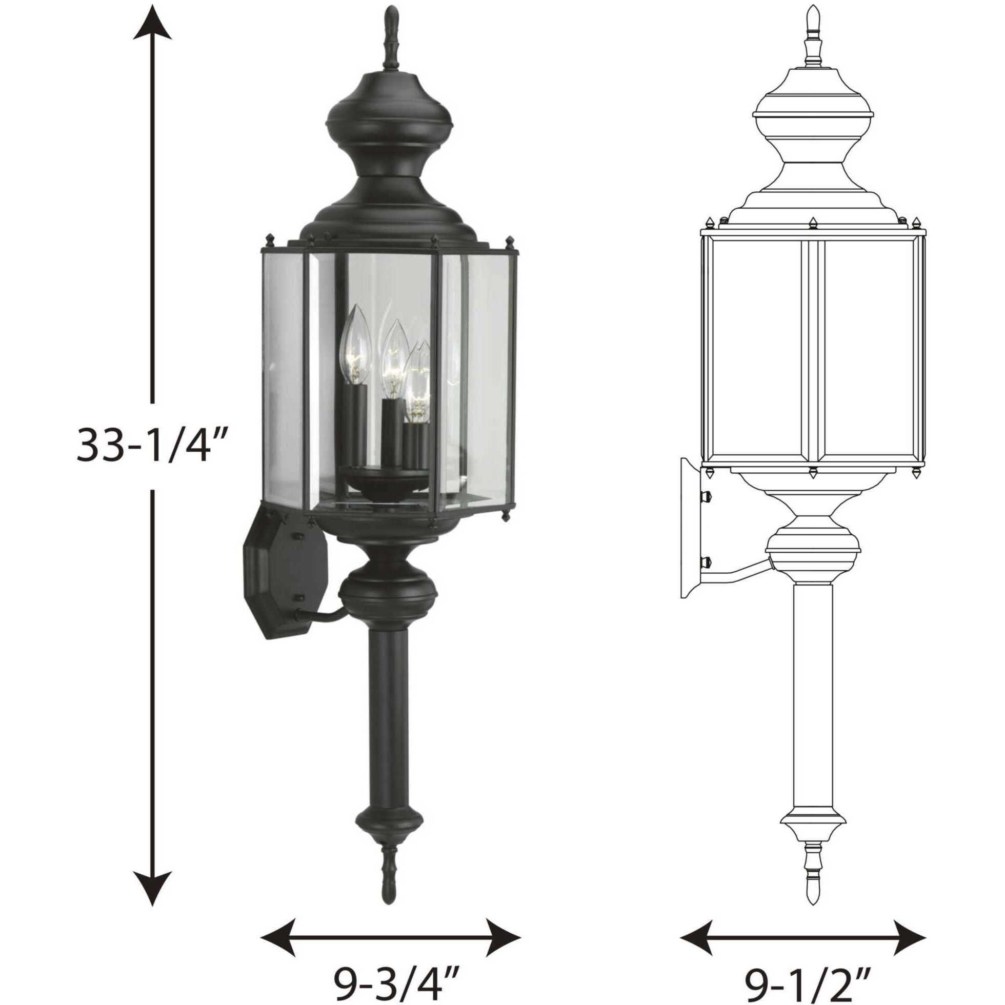 BrassGUARD Outdoor Wall Lantern