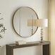 Amram 40 X 40 inch Antique Brass Mirror