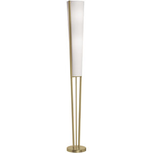 Emotions 61 inch 60.00 watt Aged Brass Decorative Floor Lamp Portable Light