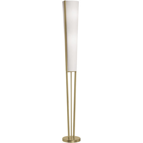 Emotions 61 inch 60.00 watt Aged Brass Decorative Floor Lamp Portable Light