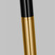kate spade new york Monroe 61.88 inch 9.00 watt Burnished Brass with Gloss Black Floor Lamp Portable Light
