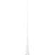 Taper LED 1.25 inch White Pendant Ceiling Light