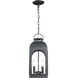 Presence 2 Light 7 inch Black Outdoor Hanging Lantern