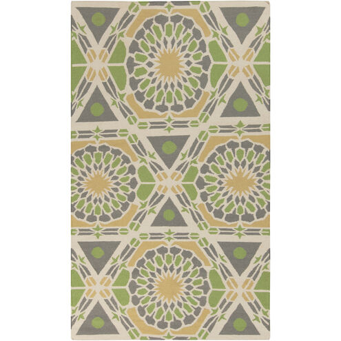 Frontier 36 X 24 inch Grass Green, Olive, Charcoal Rug