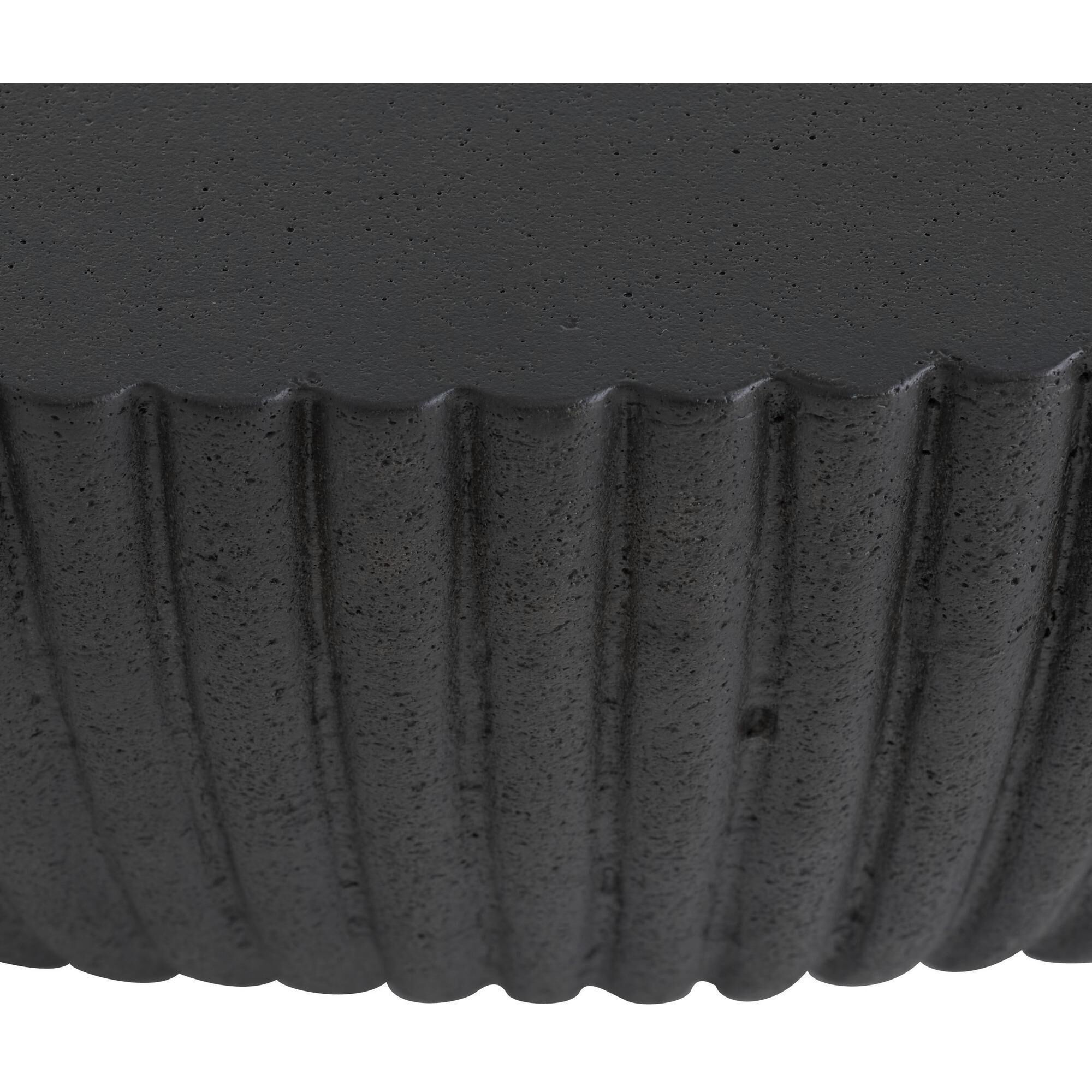 Etta 48 inch Black and Bronze Outdoor Coffee Table