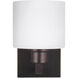Canfield 1 Light 5.5 inch Bronze Wall Bath Fixture Wall Light