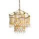 Kiara 6 Light 23.25 inch Gold Leaf Chandelier Ceiling Light