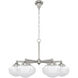 Saddle Creek 6 Light 30 inch Brushed Nickel Chandelier Ceiling Light