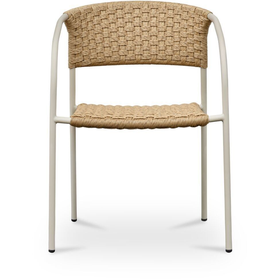 Zola Natural Outdoor Dining Chair, Set of 2