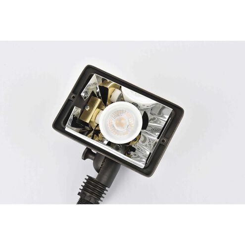 Aera 12 50.00 watt Dark Bronze Outdoor Landscape Flood Light