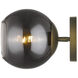 Lunette 1 Light 7 inch Aged Brass Sconce Wall Light
