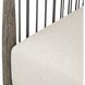 Borneo Weathered Dark Gray and Oyster White Outdoor Lounge Chair