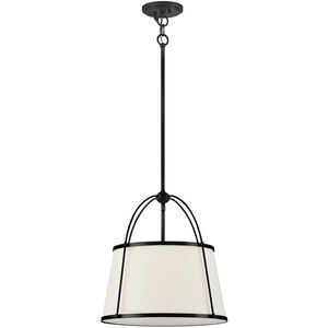 Clarke 1 Light 16.25 inch Black Pendant Ceiling Light