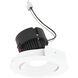Pearl Bright White Reflector / Bright White Flange LED Round Adjustable Cone Retrofit in 3000K, 4" Retrofit