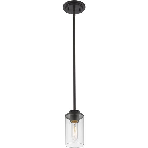 Savannah 1 Light 4.5 inch Bronze Pendant Ceiling Light
