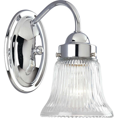 Clarence 1 Light 4.88 inch Polished Chrome Bath Vanity Wall Light