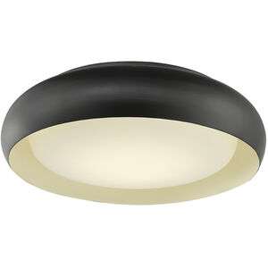 Euphoria LED 15 inch Bronze Flush Mount Ceiling Light