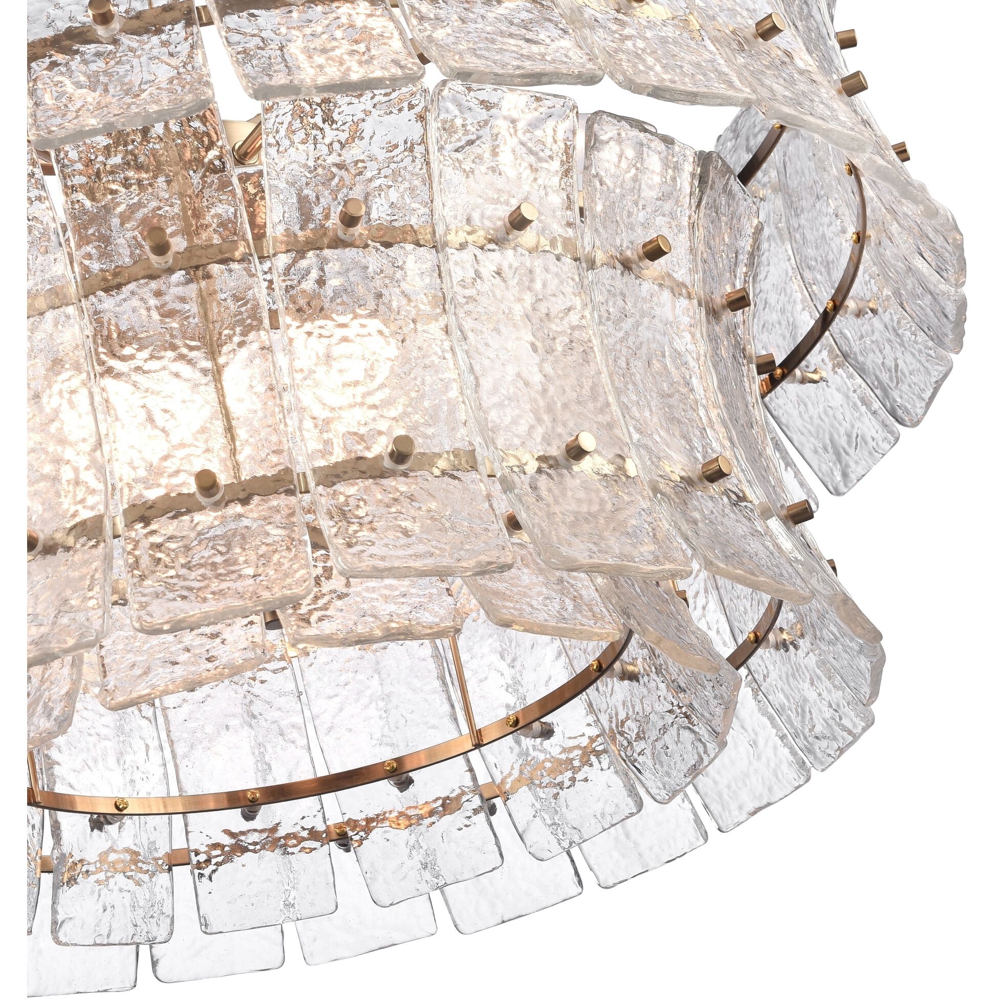 Sophie 9 Light 28.5 inch Lacquered Gold Pendant Ceiling Light