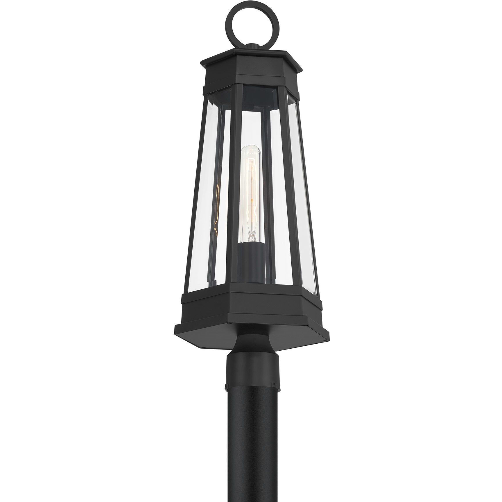 Payne 1 Light 24.5 inch Matte Black Outdoor Post Lantern