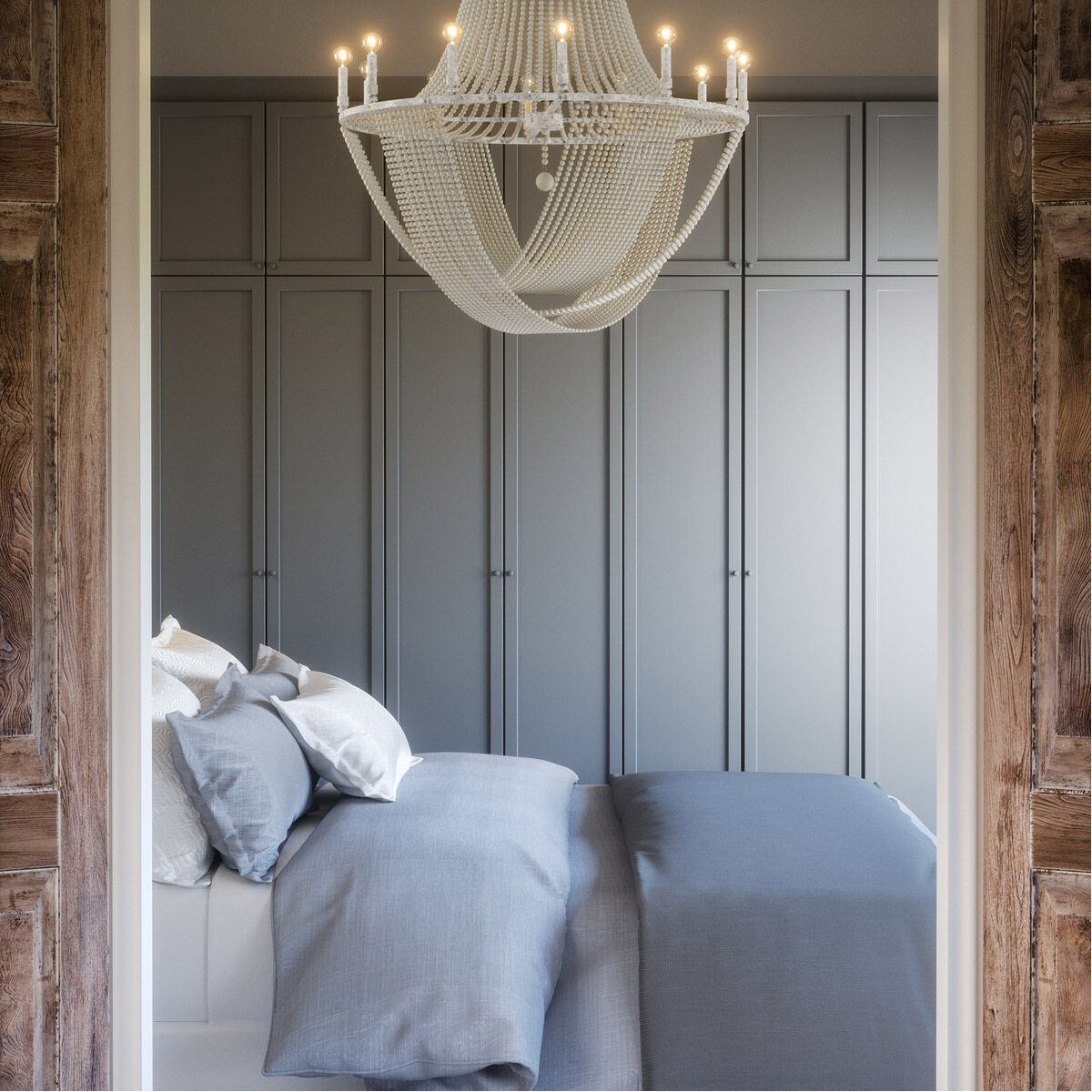 Kayla 12 Light 42 inch Mystic Sand Chandelier Ceiling Light