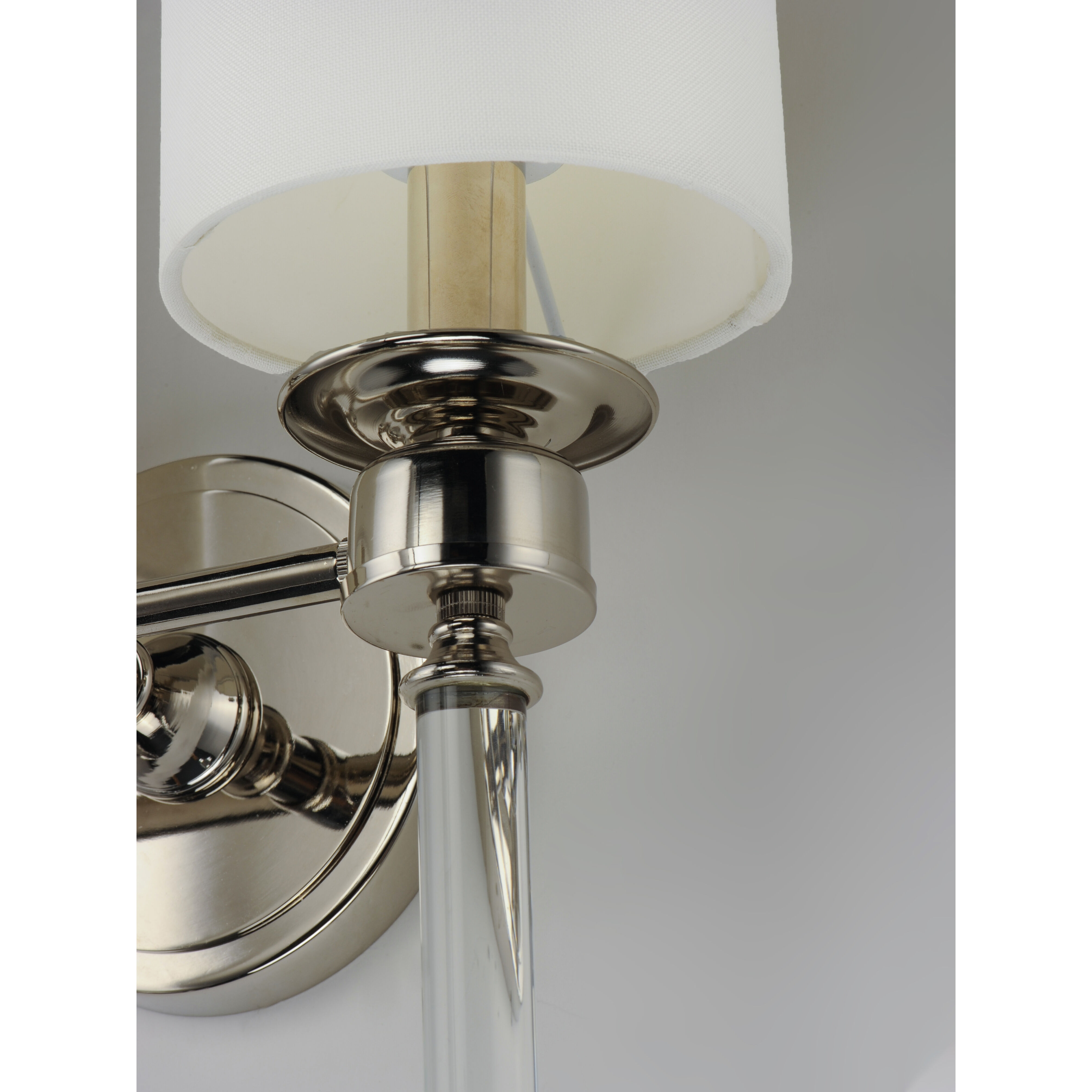 Lucent 2 Light 14 inch Polished Nickel Wall Sconce Wall Light