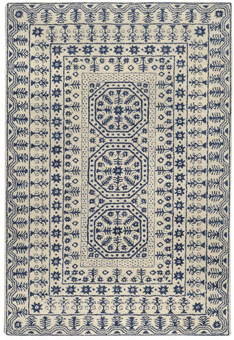 Smithsonian 96 X 60 inch Blue Rug in 5 x 8, Rectangle