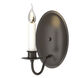 Simple Lines 1 Light 5.75 inch Oil Rubbed Bronze Sconce Wall Light